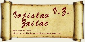 Vojislav Zailac vizit kartica